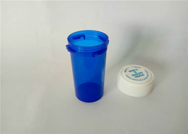 Porcellana Fiale reversibili resistenti del cappuccio dell'acqua, bottiglie di plastica blu di prescrizione 16DR fornitore