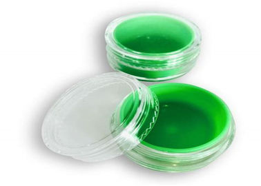 Porcellana Contenitori verdi del concentrato del silicone, contenitori del concentrato della cera del polistirolo 5ml fornitore