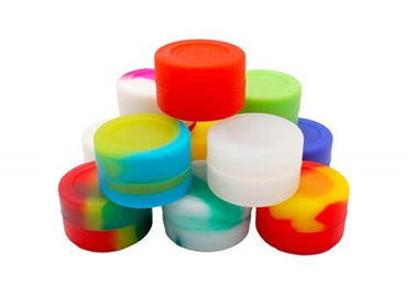 Porcellana BPA liberano i contenitori del silicone del commestibile 7ml, barattolo rotondo del silicone di pulizia facile fornitore