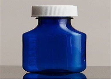 Porcellana Anche bottiglie liquide di plastica della medicina di spessore, 3 bottiglie liquide blu di prescrizione di OZ fornitore