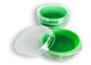 Contenitori verdi del concentrato del silicone, contenitori del concentrato della cera del polistirolo 5ml fornitore