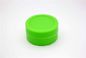 Contenitori verdi su misura del silicone del commestibile di logo insipidi per il pezzo/cosmetico fornitore