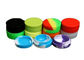 contenitori misti del silicone del commestibile di colore 5ml, anti contenitori della limanda del silicone della polvere fornitore